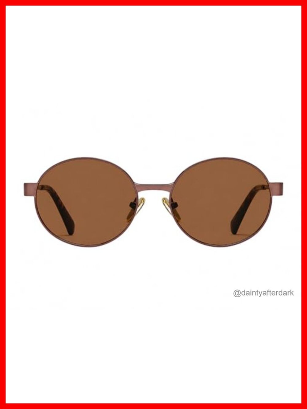 Round UV Protected Designer Sunglasses Adult